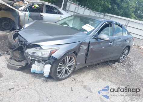 2018 Infiniti Q50 3.0T Sport из США, поврежденный, VIN JN1EV7AR3JM434410